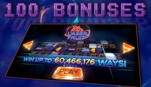 Laser Fruit (Red Tiger): 100 Bonuses