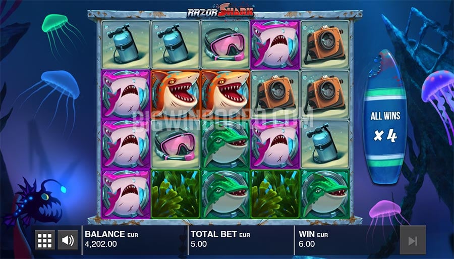 Razor Shark Slot Review, Game by Push Gaming