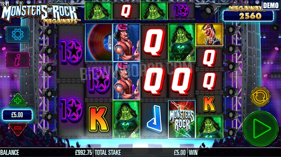 Monsters of Rock Megaways (Storm Gaming) Slot Review & Demo