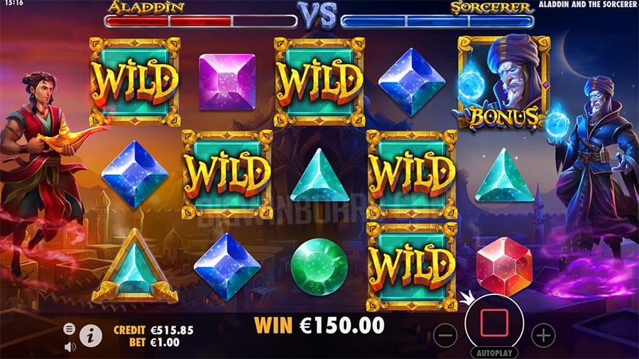 Aladdin and the Sorcerer (Pragmatic Play) Slot Review & Demo