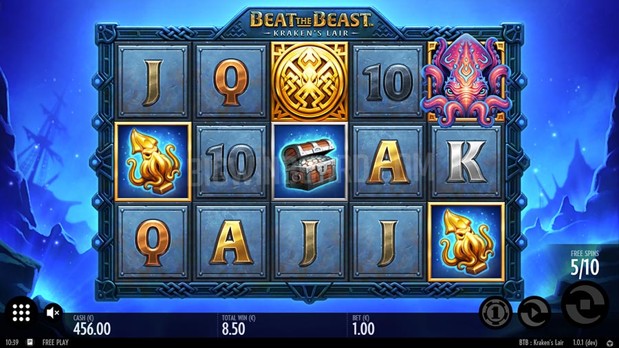 Beat the Beast: Kraken's Lair (Thunderkick) Slot Review & Demo