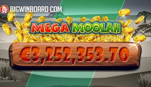 Lucky Punter Scoops Over €3 million on Mega Moolah