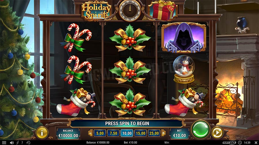 holiday spirits slot