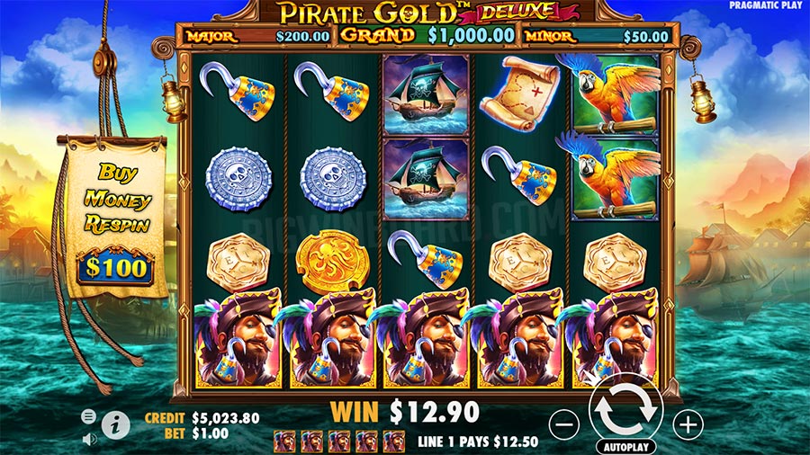 pirate gold deluxe slot