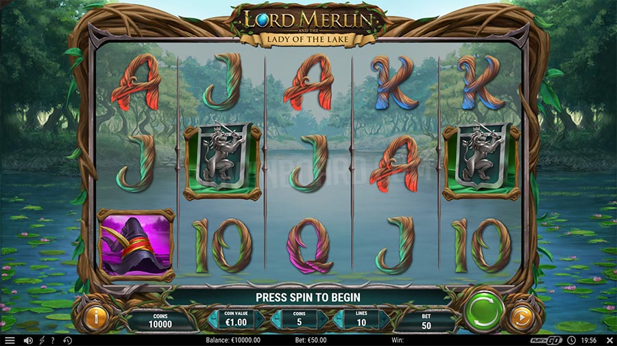 lord merlin lady lake slot