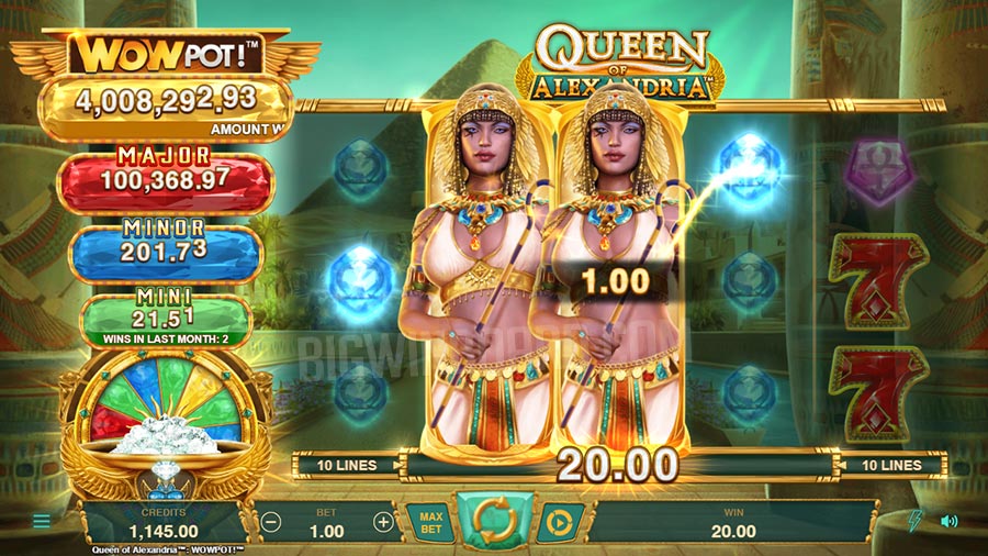 queen of alexandria slot