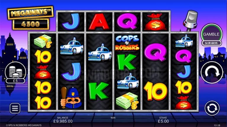 Cops N Robbers Megaways (Inspired Gaming) Slot Review & Demo