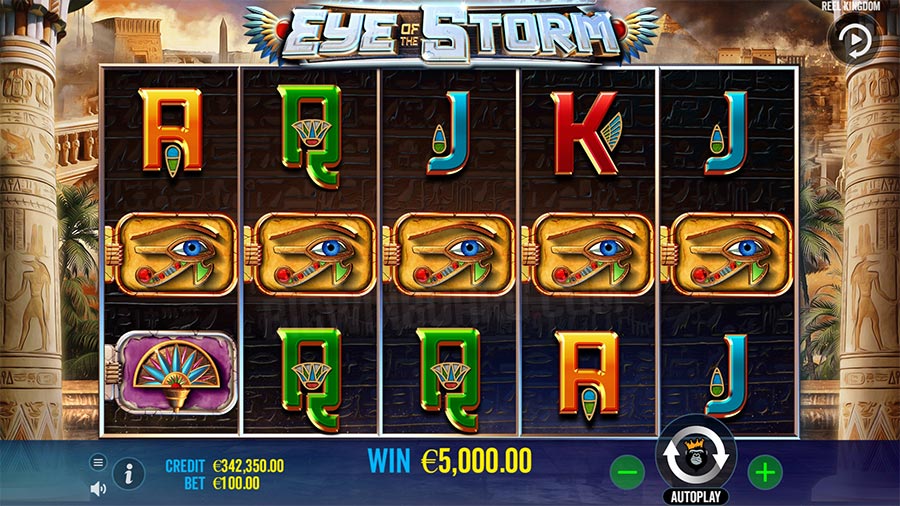 eye of the storm slot