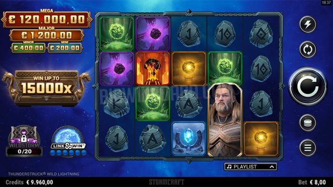Thunderstruck Wild Lightning (Stormcraft Studios) Slot Review & Demo