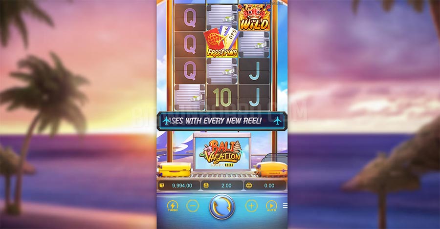 bali vacation infinity reels slot
