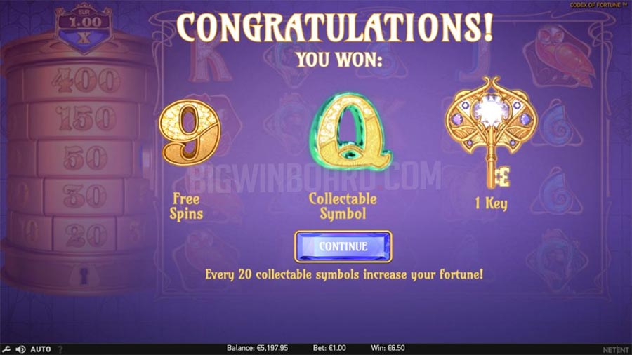Codex of Fortune slot