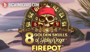 8 Golden Skulls of the Holly Roger Megaways