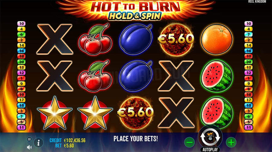 Hot to Burn Hold & Spin (Pragmatic Play) Slot Review & Demo