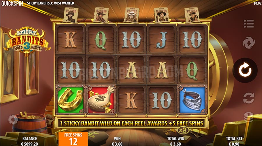100 Free Spins Cash Bandits 3