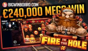 Twitch Streamer AndyPyro Lands €240,000 Win On Fire in the Hole xBomb