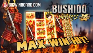 Bushido Ways xNudge Hits the 30,000x Win Cap on 2nd Day of Release