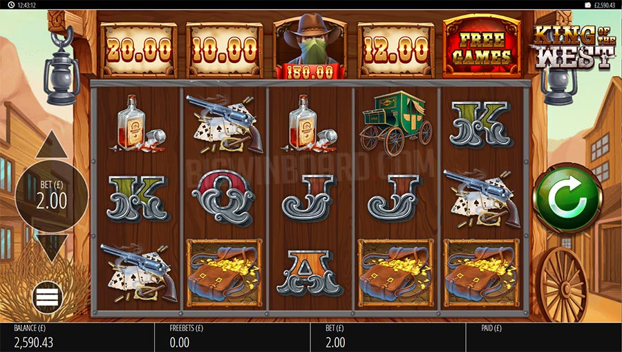 king of the west slot