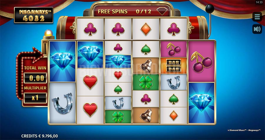 4 Diamond Blues Megaways slot