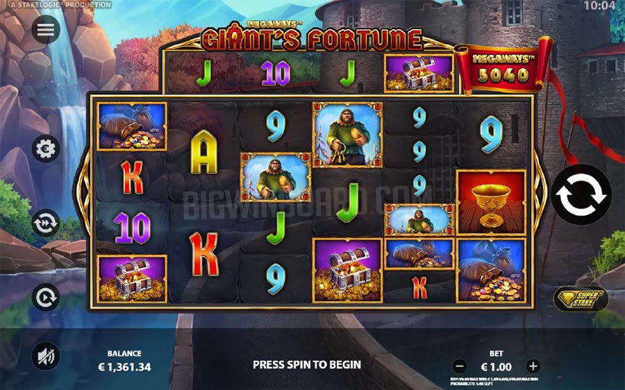 Giant's Gold Megaways (Touchstone Games) Slot Review & Demo
