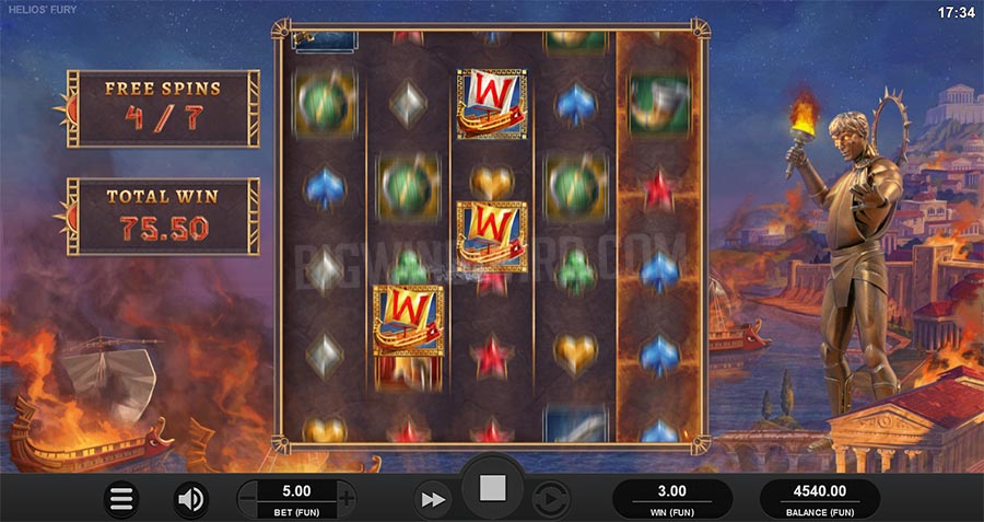 Helios Fury slot