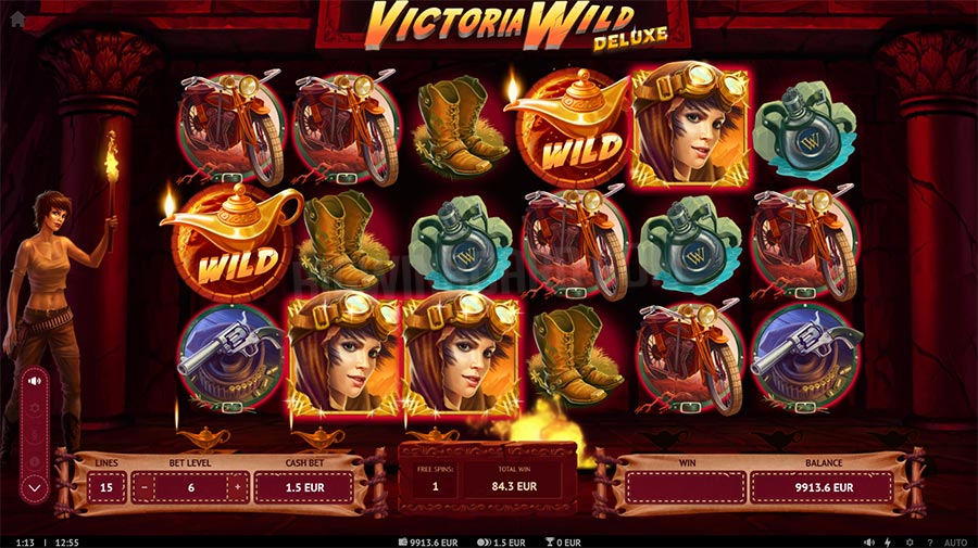 victoria wild deluxe slot