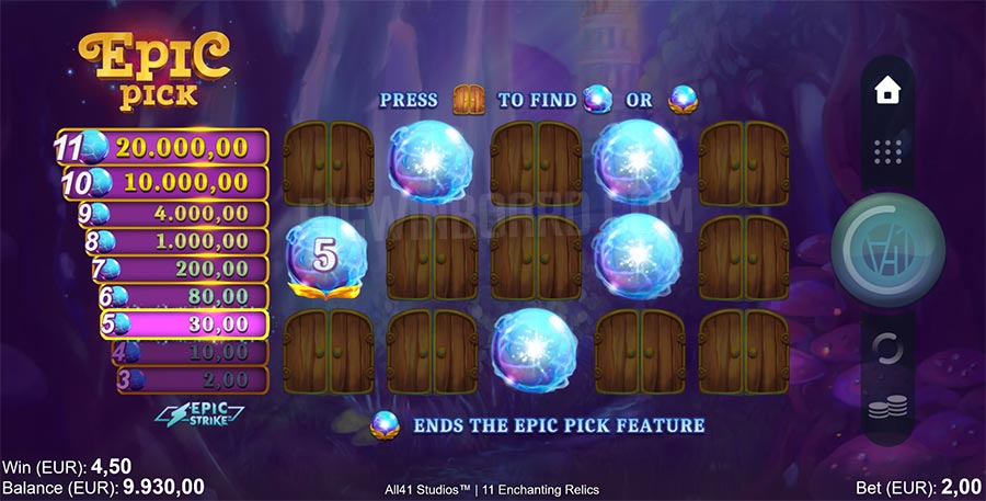 11 Enchanting Relics slot