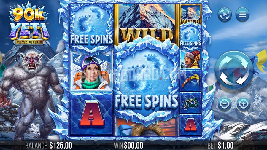 90k Yeti Gigablox slot