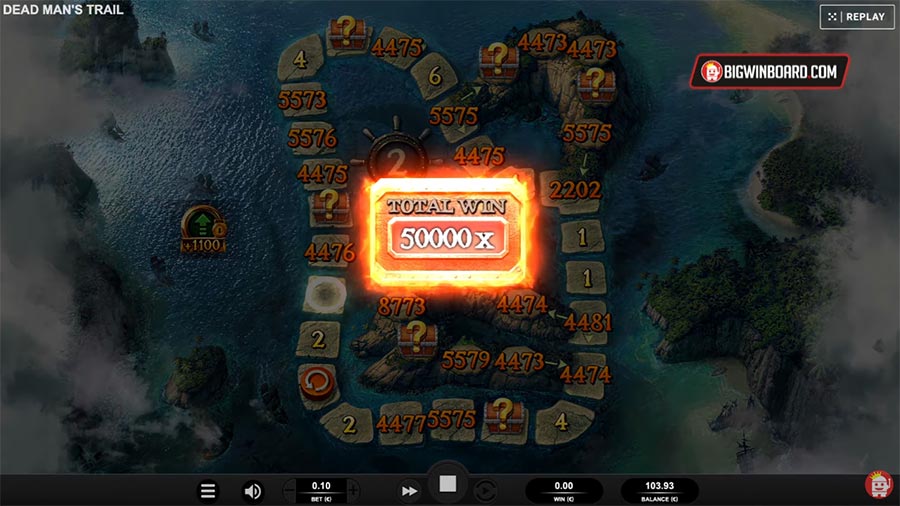 dead mans trail slot max