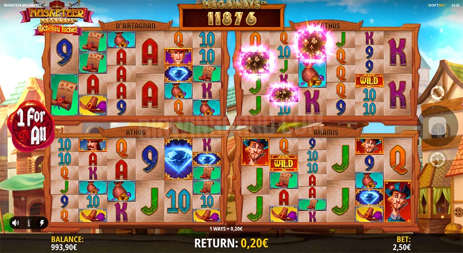 Musketeer Megaways slot