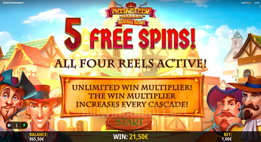 Musketeer Megaways slot