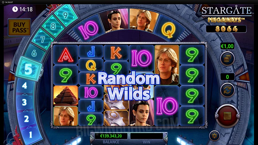 Stargate Megaways slot