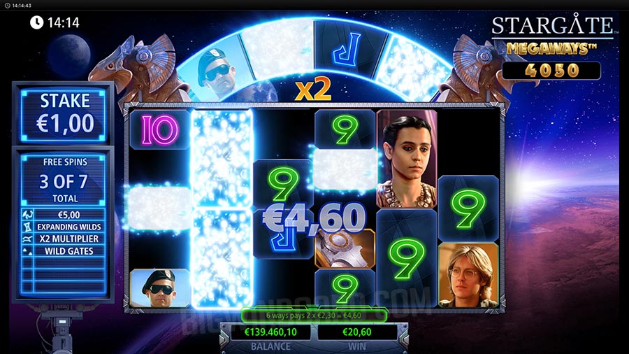 Stargate Megaways slot
