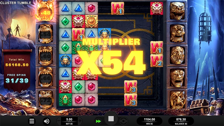 cluster tumble slot win