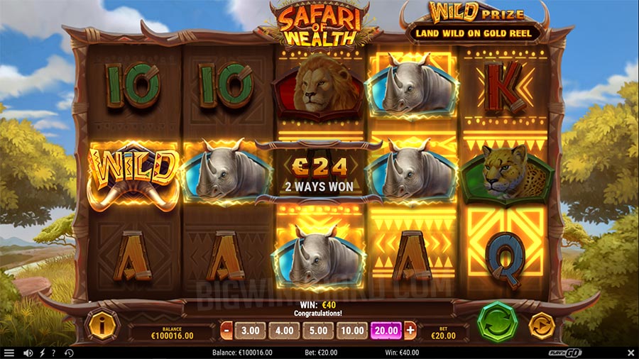 Play'n GO Safari of Wealth