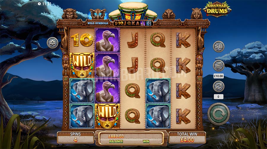 Savannah Drums slot