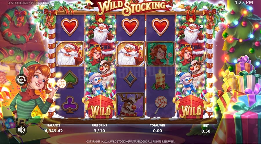 Wild Stocking (Stakelogic) Slot Review & Demo