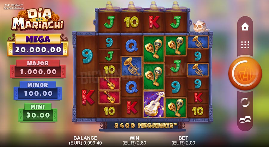 Dia Del Mariachi Megaways slot