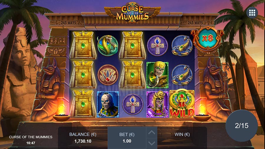 Curse of the Mummies (Blue Guru) Slot Review & Demo