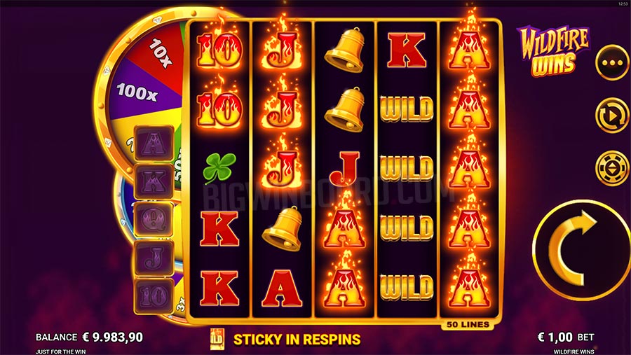 Wildfire Wins (Just For The Win) Slot Review & Demo