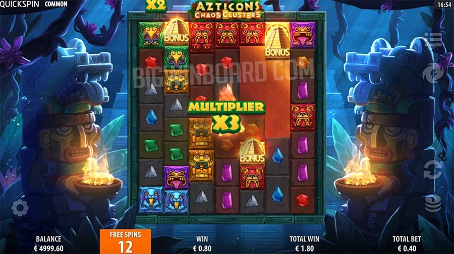 Azticons Chaos Clusters slot