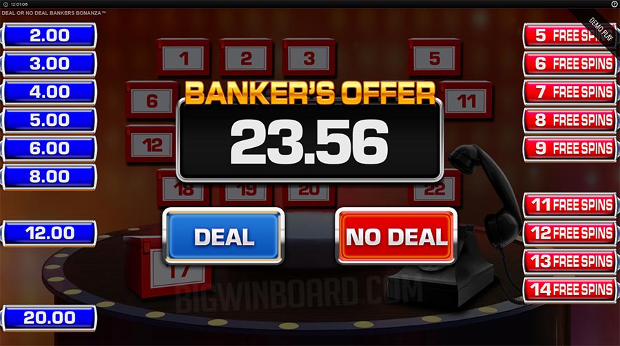 Deal or No Deal Banker's Bonanza slot