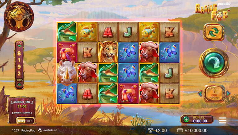 RagingPop (AvatarUX) Slot Review & Demo