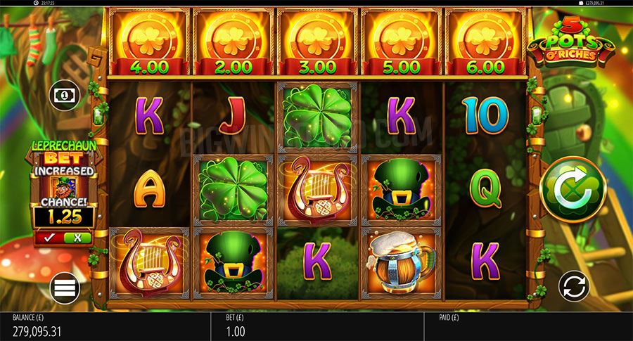 5 Pots o' Riches (Blueprint Gaming) Slot Review & Demo