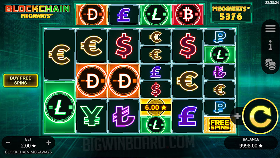 Blockchain Megaways slot