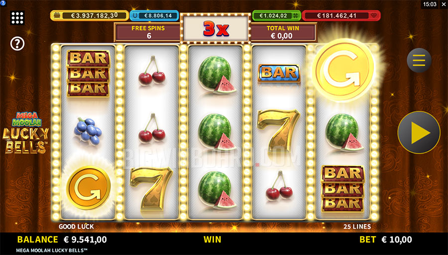Mega Moolah Lucky Bells
