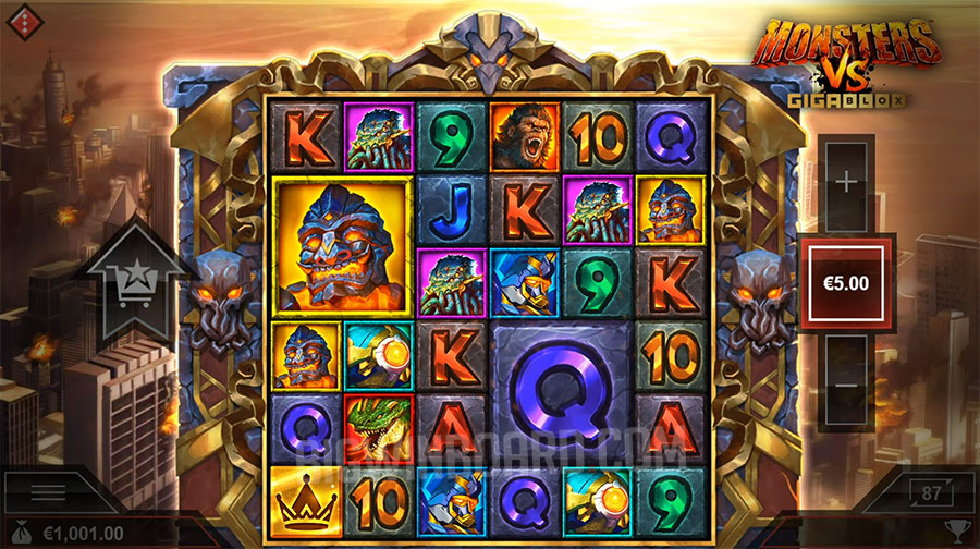 Monsters vs Gigablox slot
