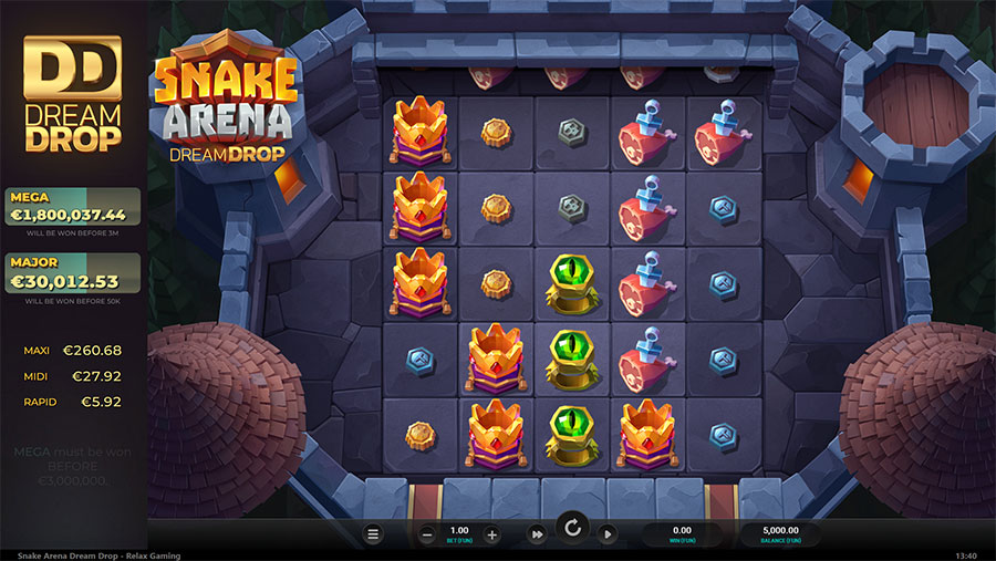 snake arena dream drop slot