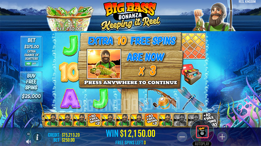 Big Bass Bonanza Keeping it Reel Gameplay Botak Empire