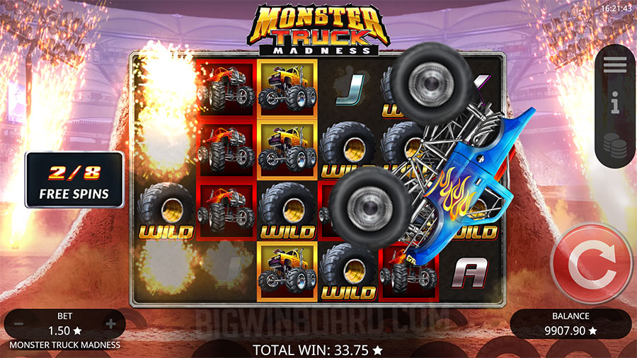 Monster Truck Madness (Booming Games) Slot Review & Demo