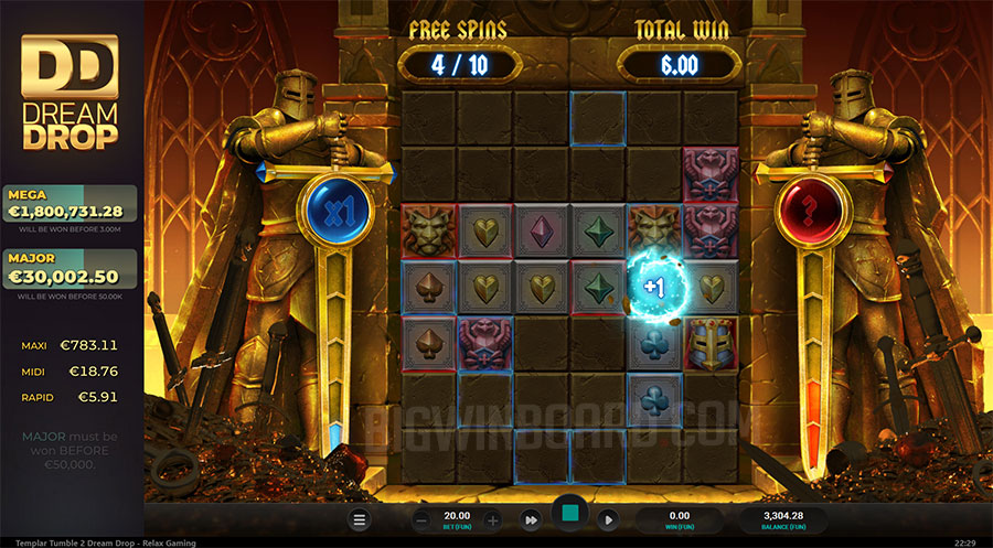Templar Tumble 2 Dream Drop slot